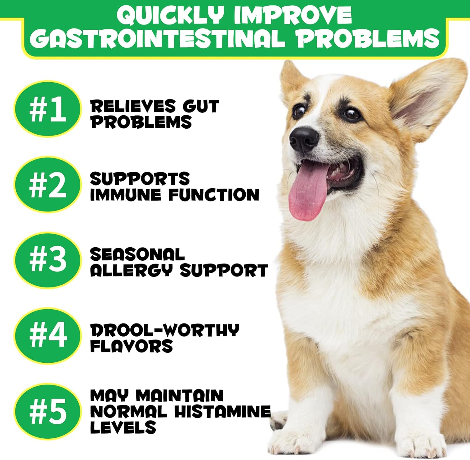 120 Soft Chews Duck Flavor Probiotics for Dogs A7191