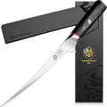 7-Inch Flexible Fillet Knife with Pakkawood Handle and Blade Guard N4486