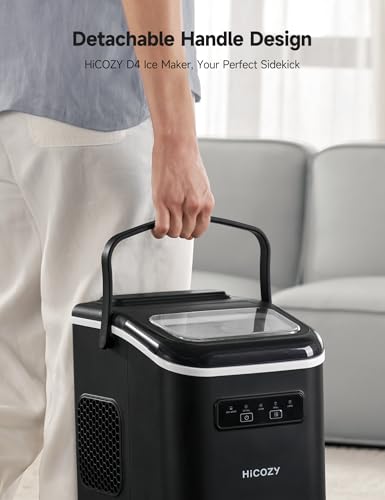 Black Countertop Ice Maker, 26 lbs/Day T513424