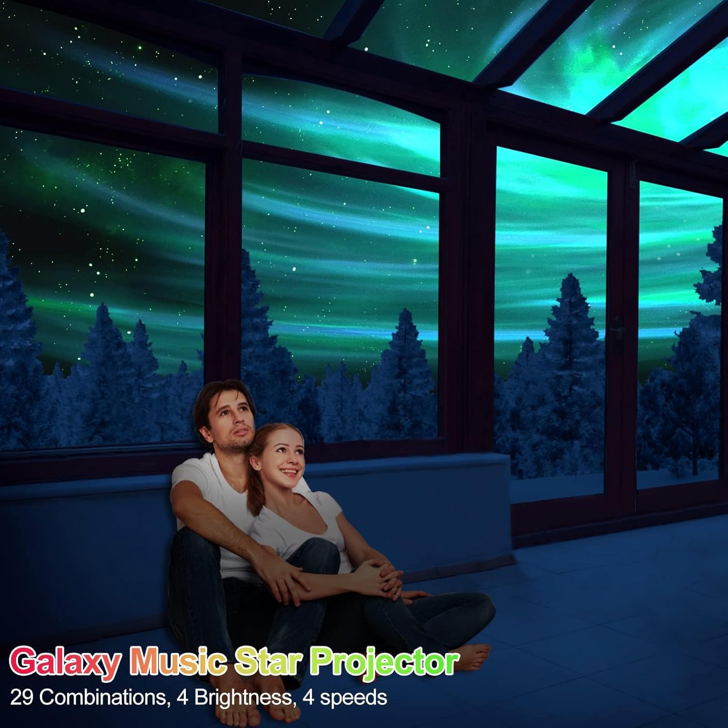 Galaxy Lights Projector with Changing Nebula and Galaxy Shapes N90913