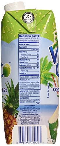 Coconut Water Variety Pack 16.9 Ounce Pack of 12 W61855