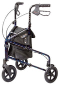 3 Wheel Foldable Rollator Walker with Height Adjustable Handles S68465