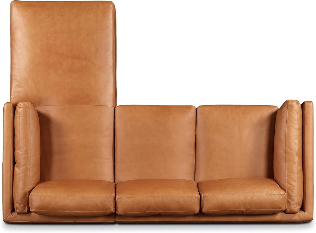 Saddle Tan Right-Facing Sofa Sectional, 90 inches D941073