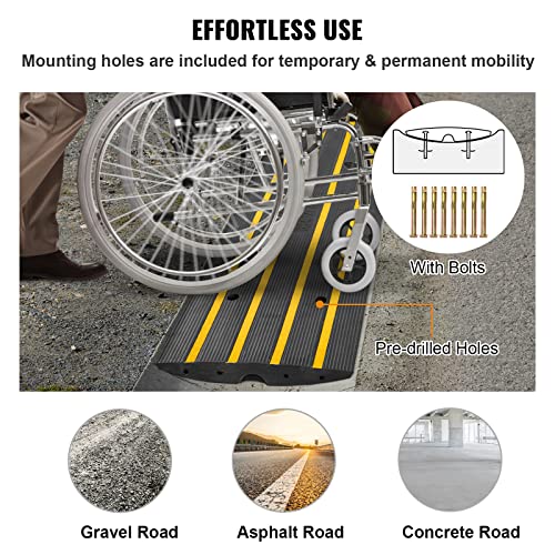 2 Pack Heavy Duty 32000 lbs Capacity Curb Ramp Set A87315