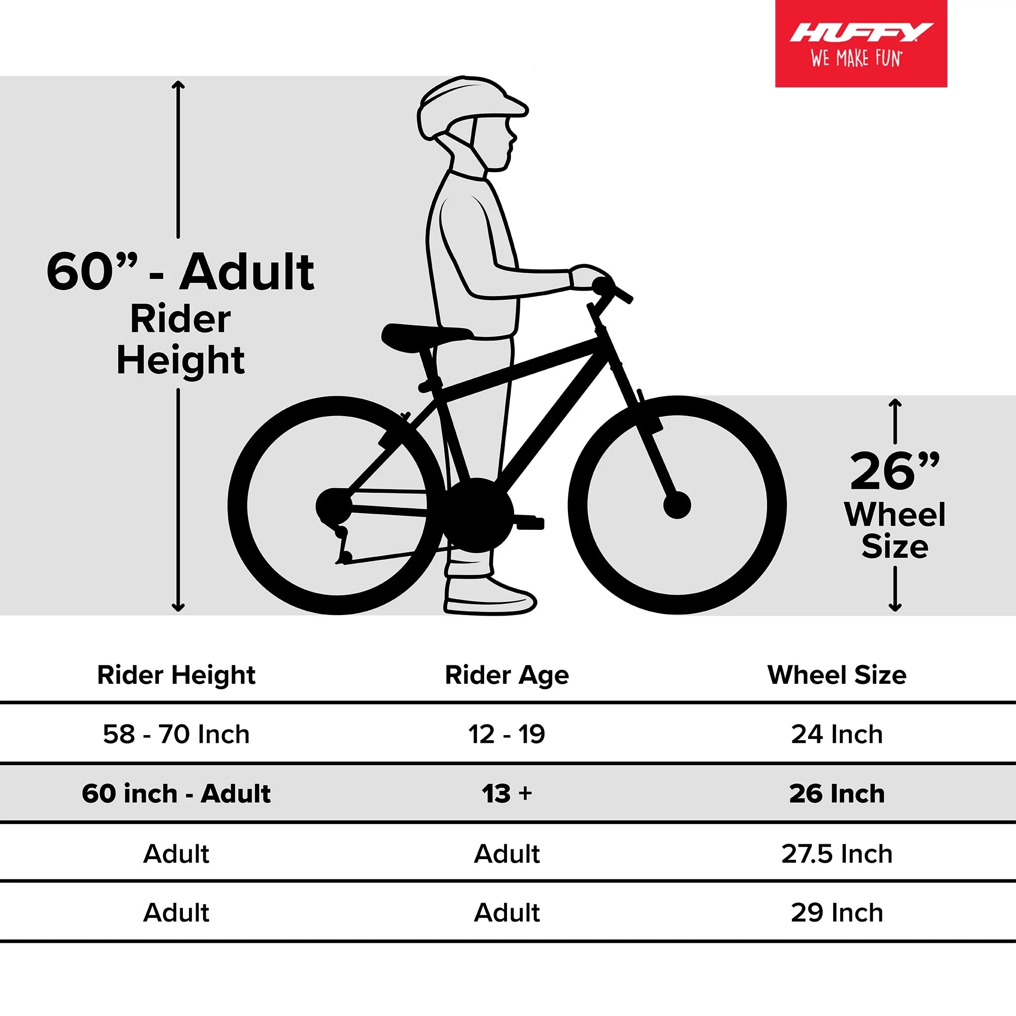26" Matte Black Cruiser Bike S807848