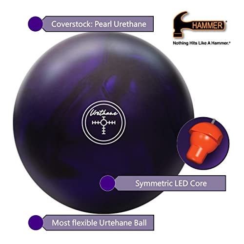 Hammer Purple Pearl Urethane Bowling Ball O3041