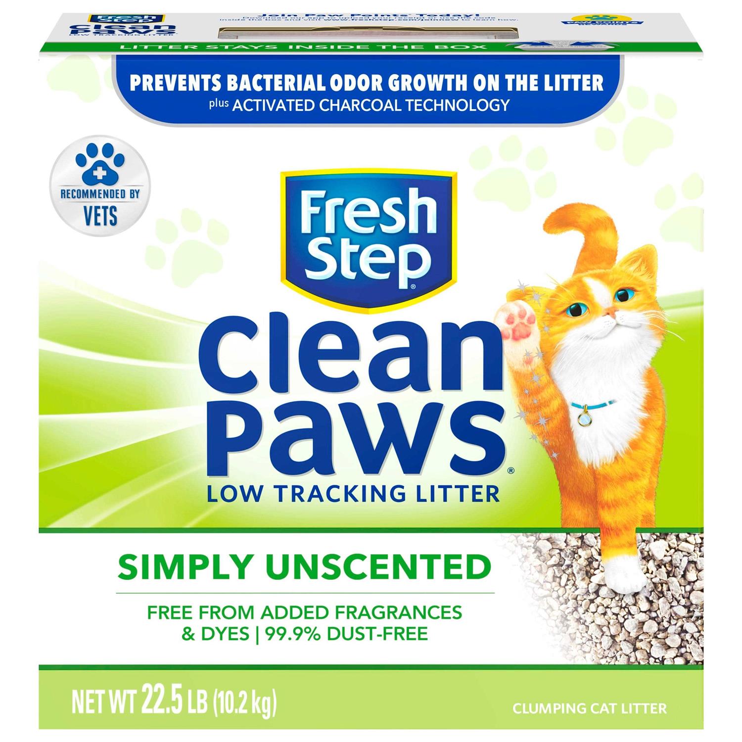 Clean Paws Unscented Clumping Cat Litter O83297