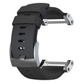 Black Flat Silicone Strap F9814