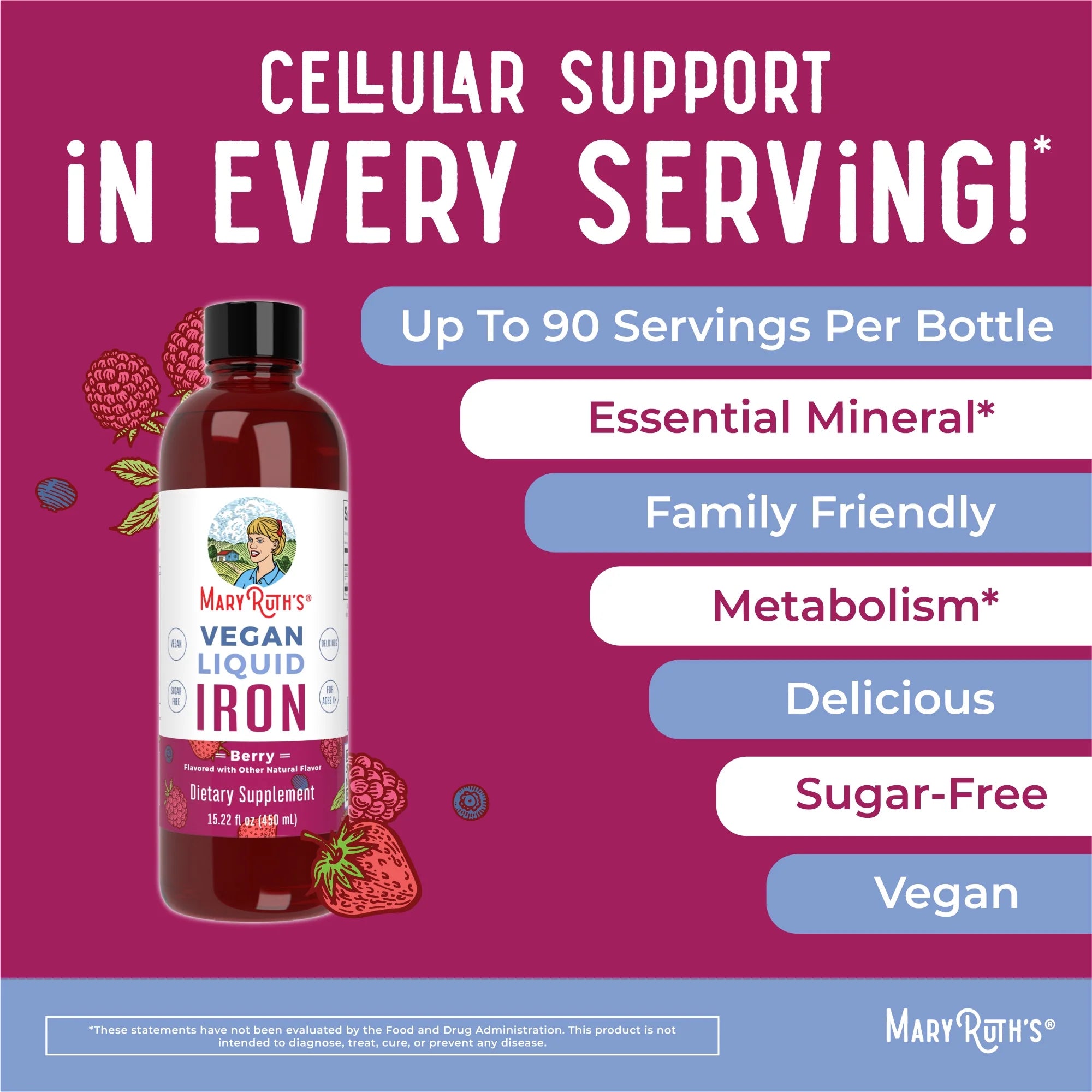 Liquid Iron Supplement 15.22 fl oz W45349