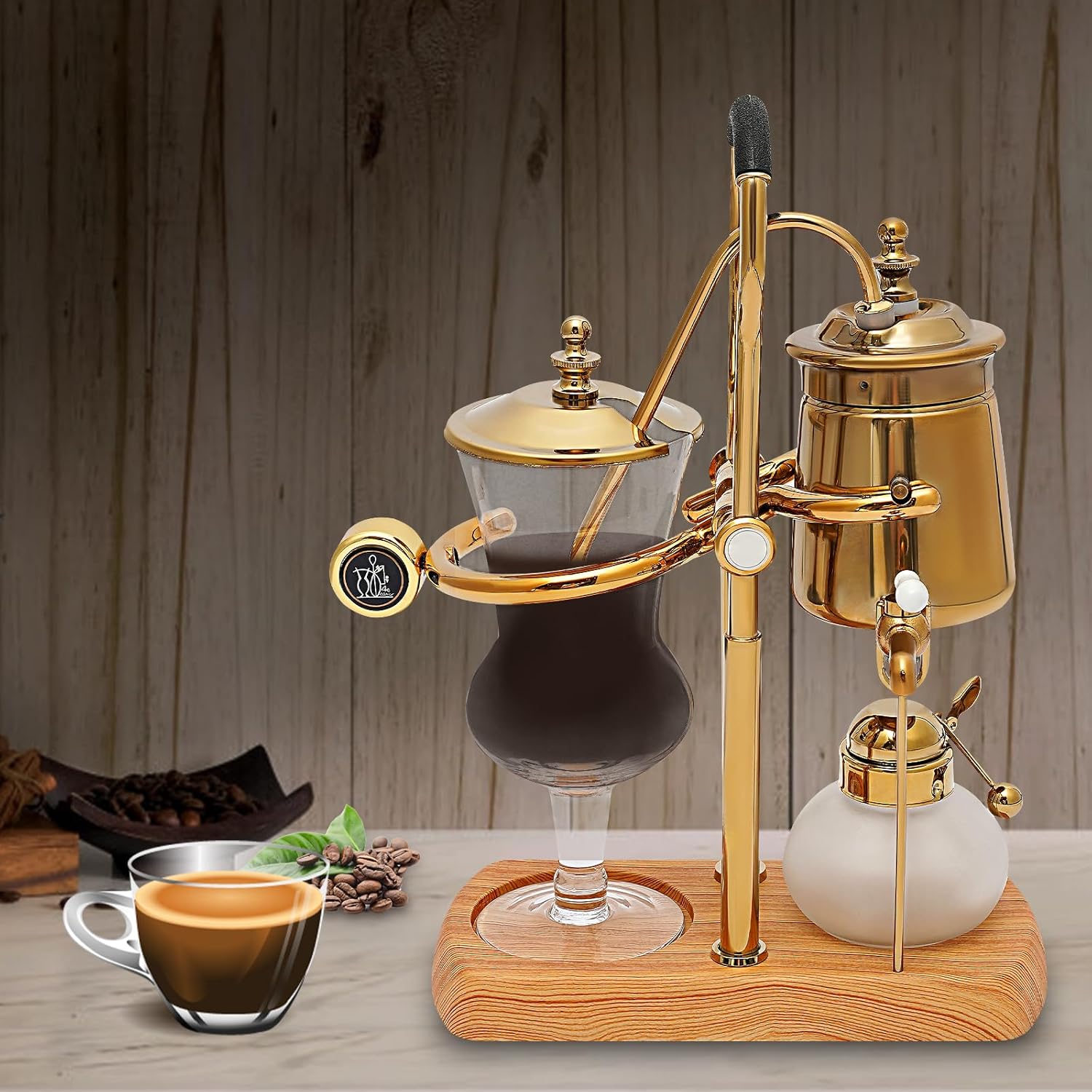 Gold Siphon Coffee Maker R9108