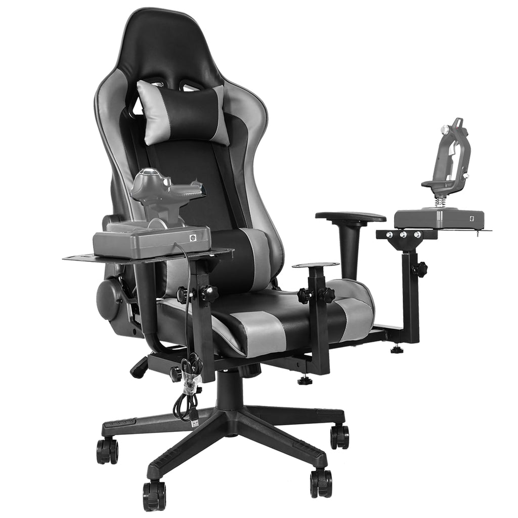 Multifunctional Flight Racing Simulator Cockpit Joystick Mount with Chair O995448