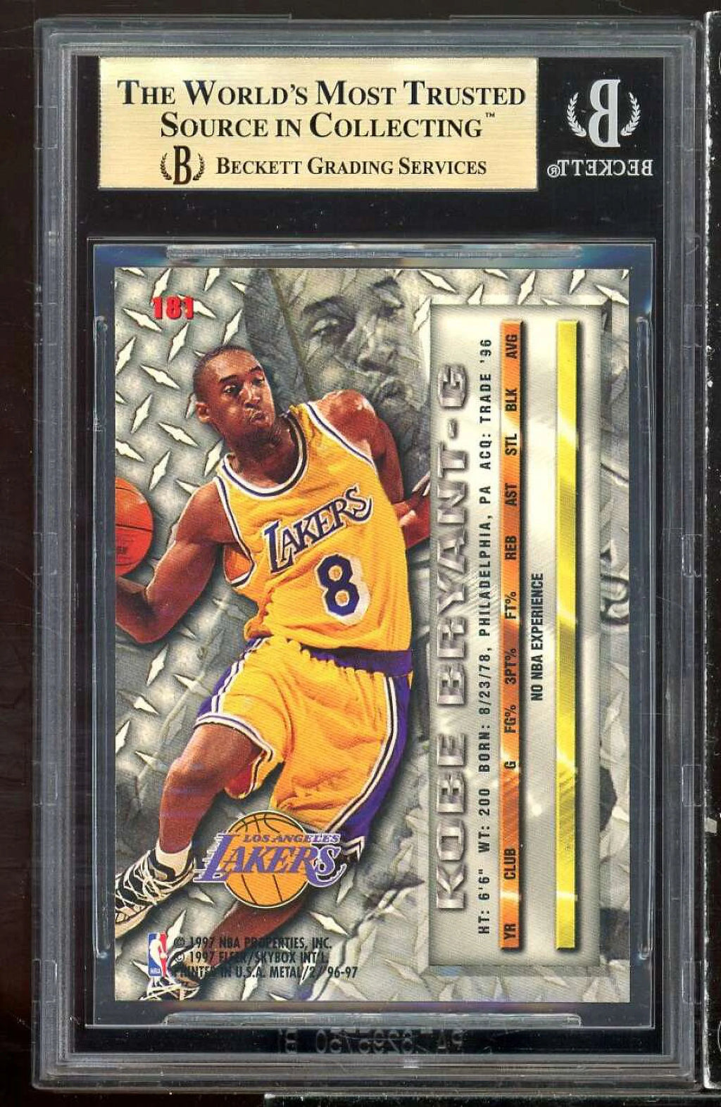 1996-97 Metal #181 BGS 9.5 Rookie Card S718823