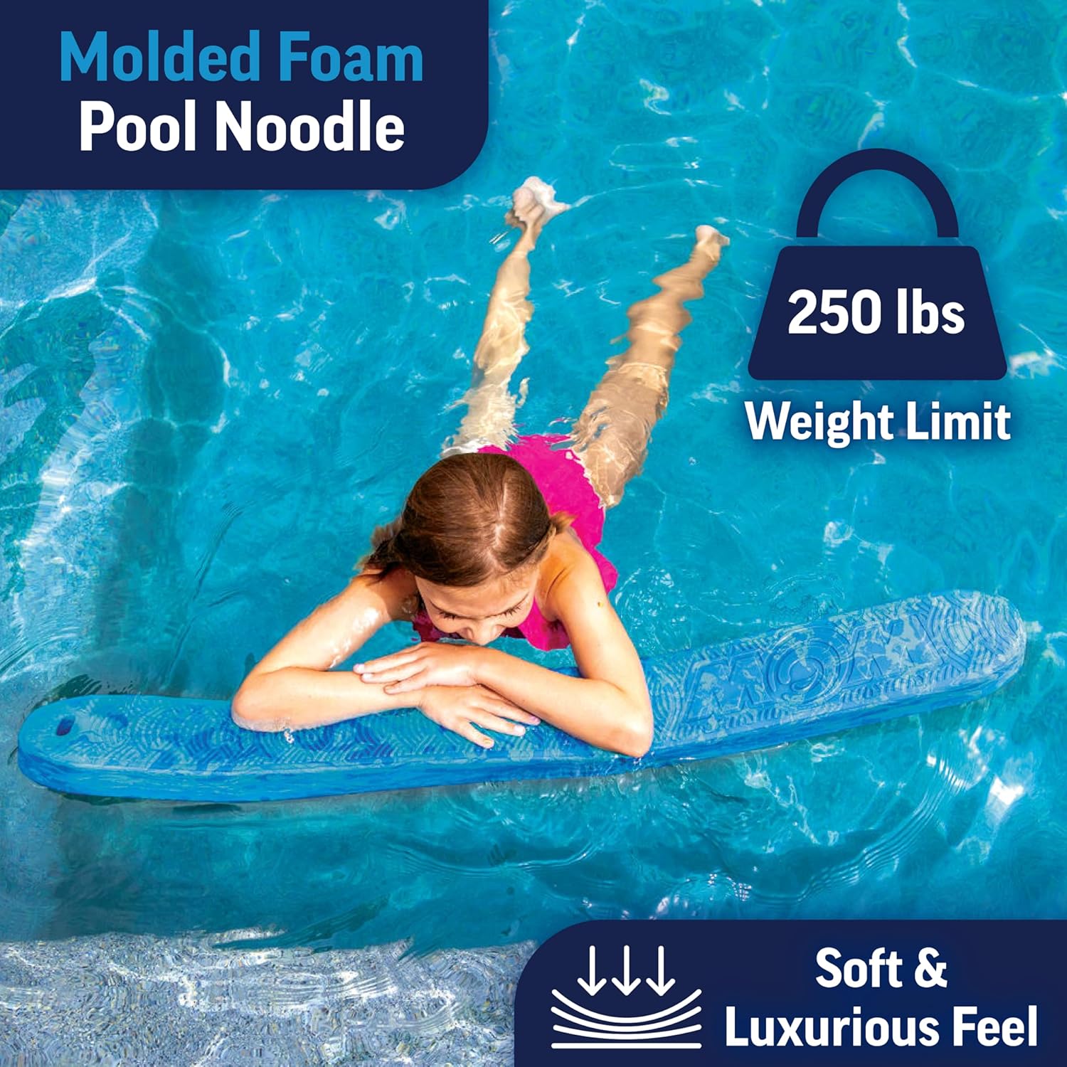 Blue Pool Noodle Floatation Device O451