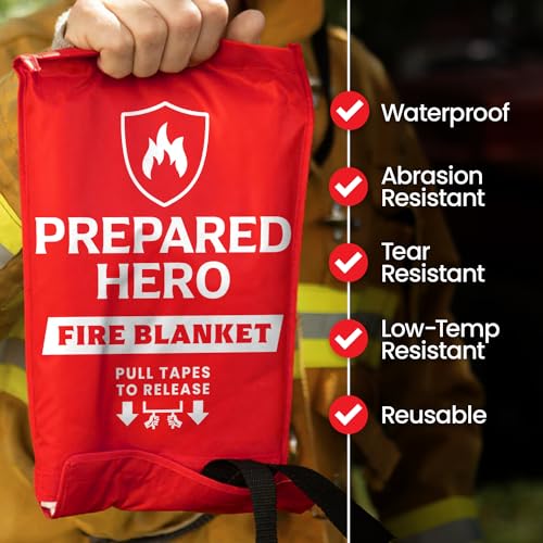 40" x 40" Fiberglass Fire Blanket Y6523