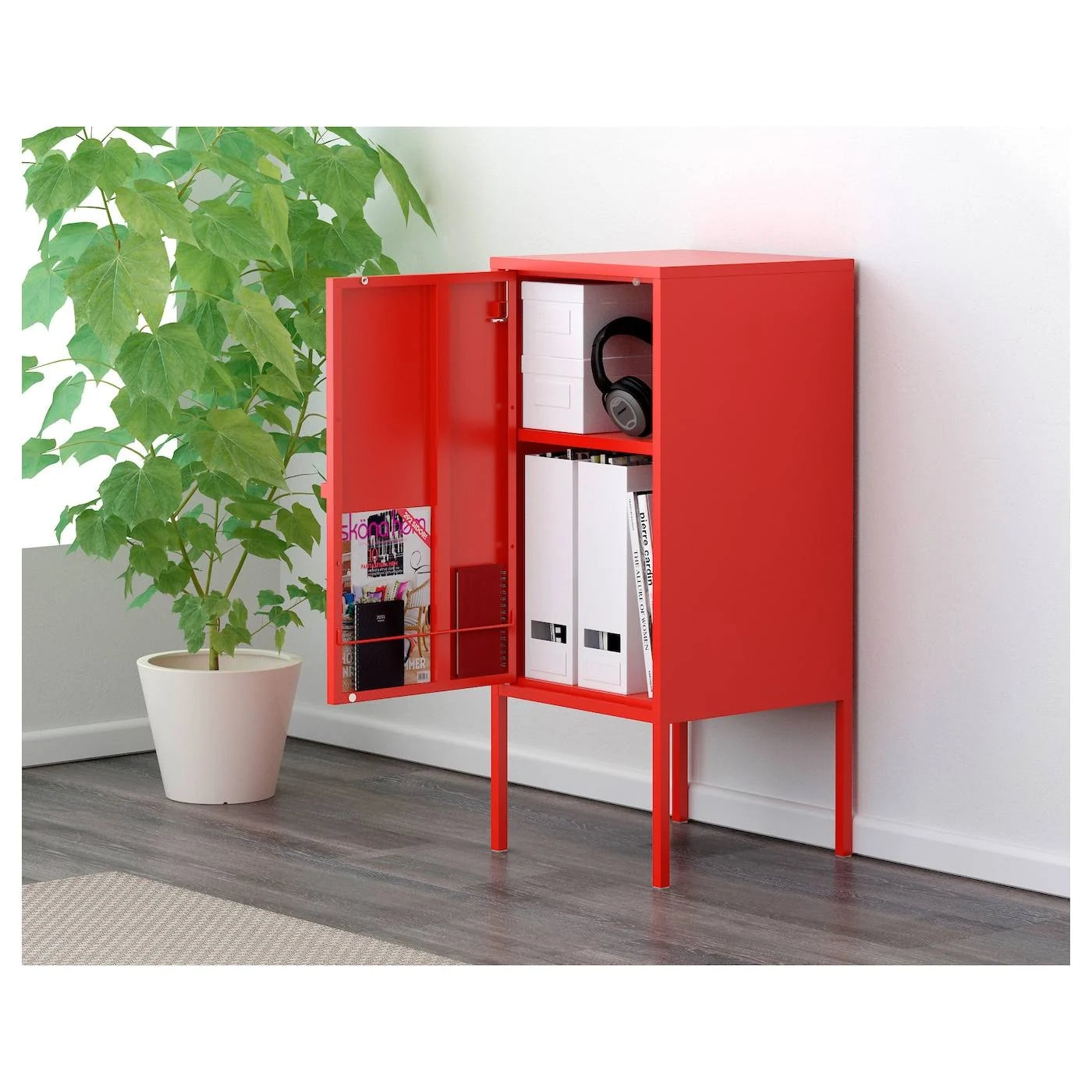 Metal Red Cabinet D18463