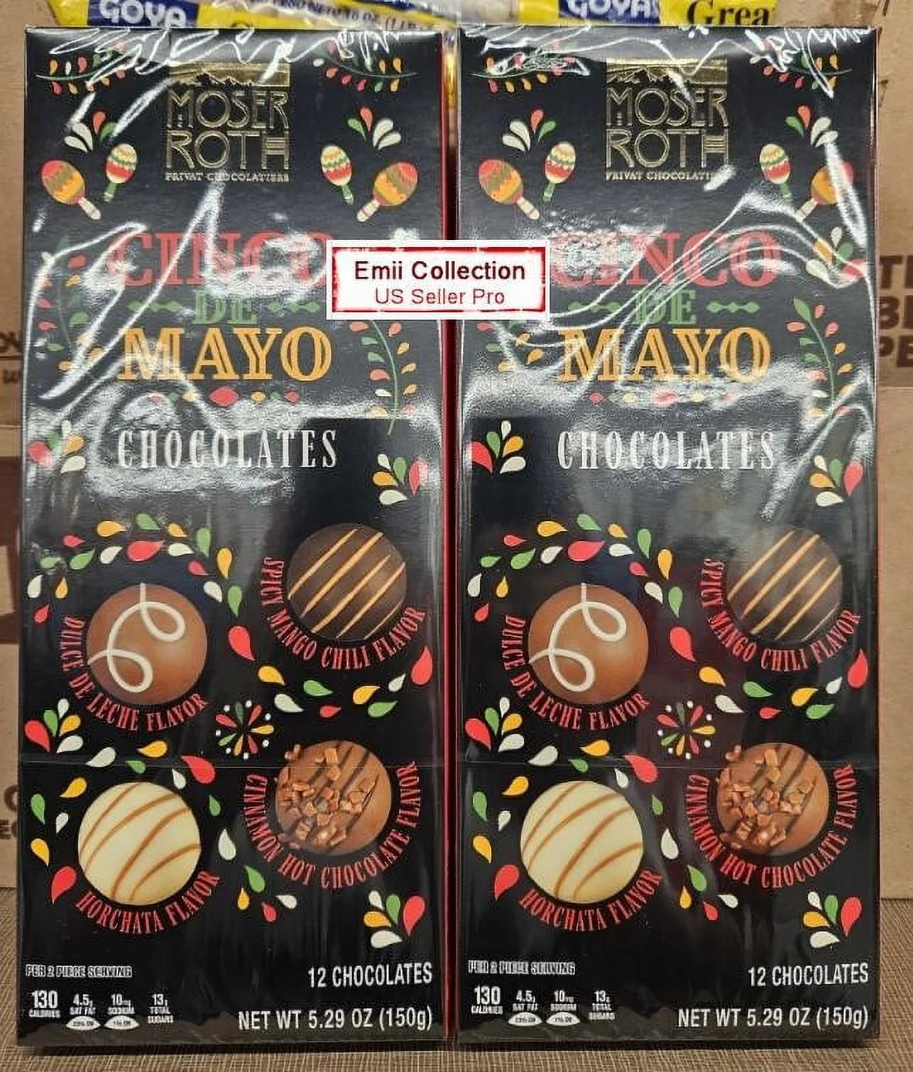 12 Chocolates Truffles 5.29oz 2 Boxes L338489