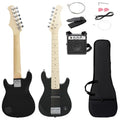30" Black Beginner Electric Guitar with 5W Amp and Guitar Bag R45631