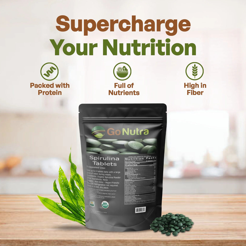 3000mg Spirulina Tablets, 720 Tablets F175
