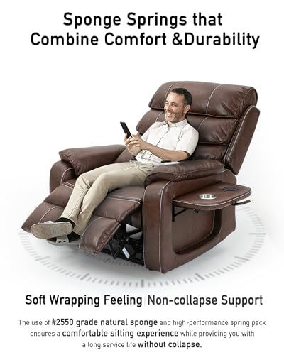 Large Power Lift Recliner with Heated and Massage, Dual Motor, 25in Extra Wide Seat G537713