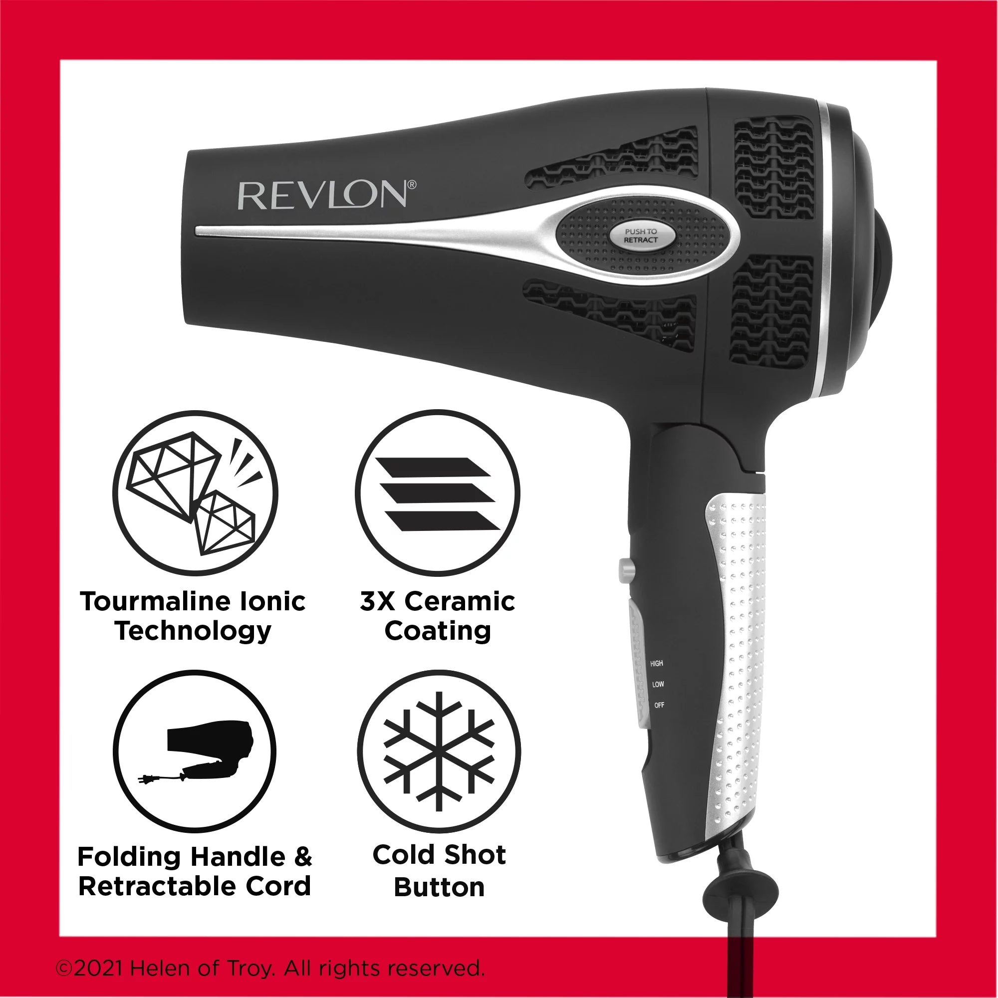 Black Ceramic Hair Dryer O29718
