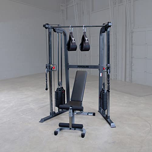 Cable Crossover Exercise Machine with Dual Weights Stack O6412