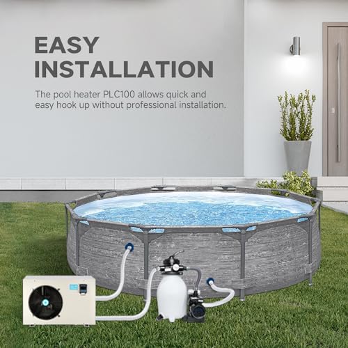 Swimming Pool Heat Pump, 37960BTU, 208~230V/60Hz N2642