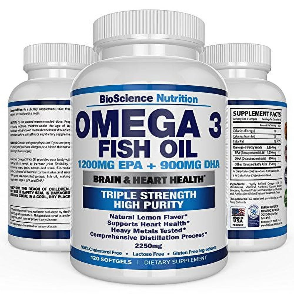 2250mg Omega 3 Fish Oil W54670