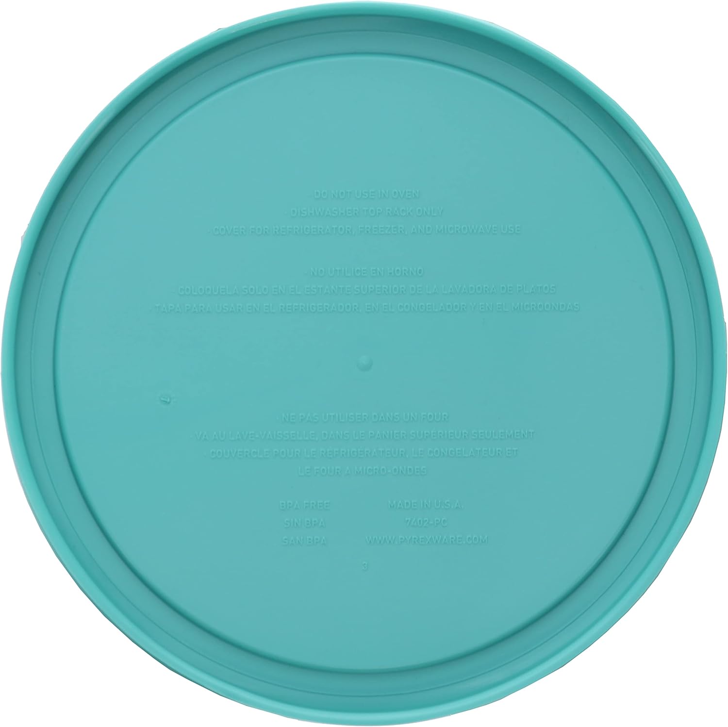 6/7-cup Sea Glass Food Storage Plastic Replacement Lid O1380