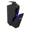 Mounted Gun Safe Handgun Safe with Biometric Fingerprint or Keypad Lock W629194
