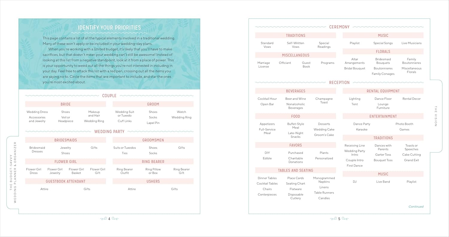 Wedding Planner & Organizer C4697