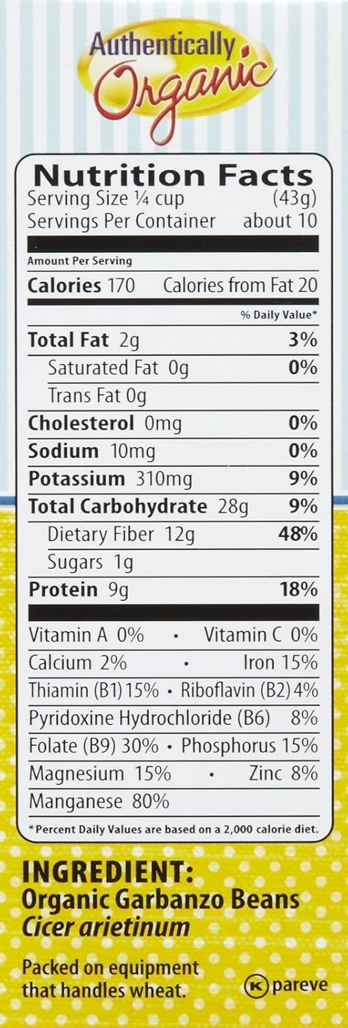 No Salt Added Garbanzo Beans, 16 oz P92963