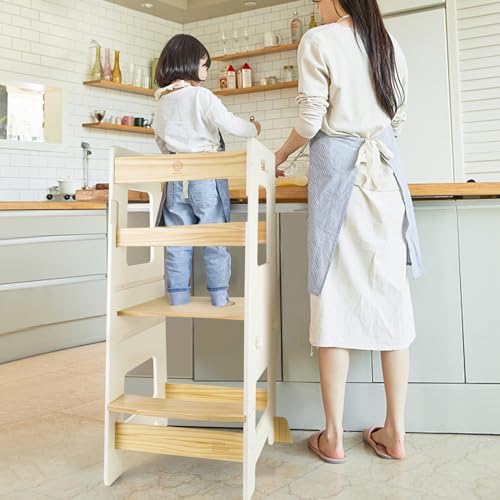 Green Height Adjustable Anti-Slip Kitchen Step Stool L512589