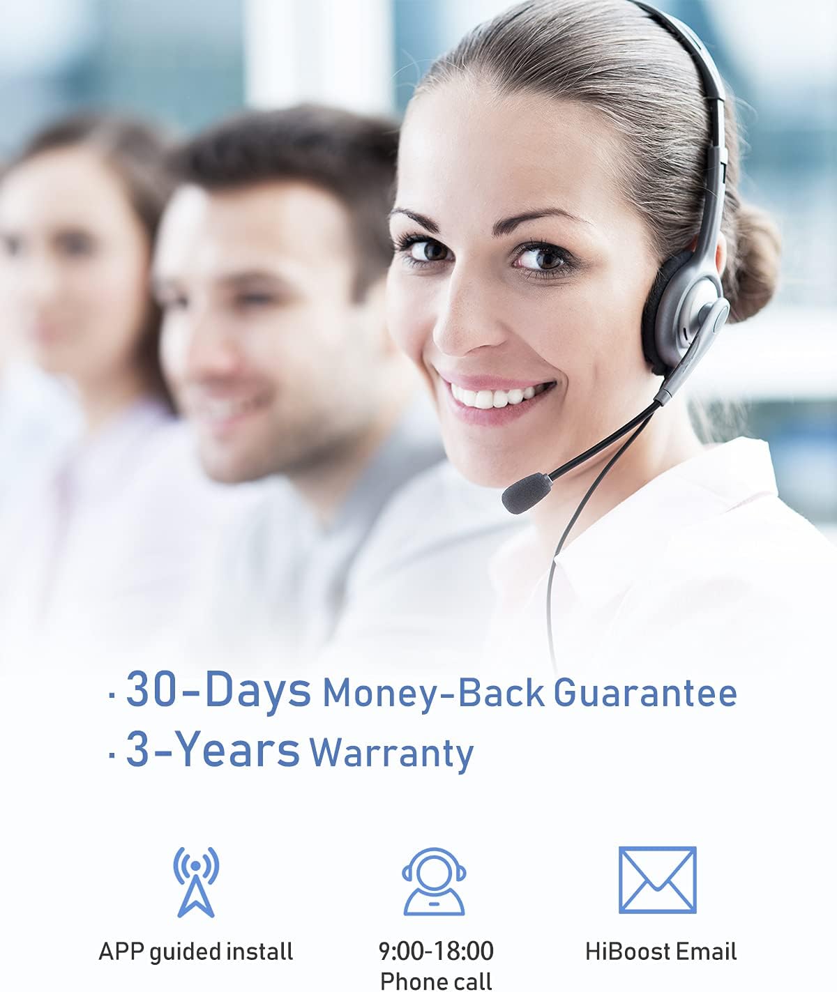 Cell Phone Booster, 1,500 sq ft, Boosts 5G/4G LTE R4511