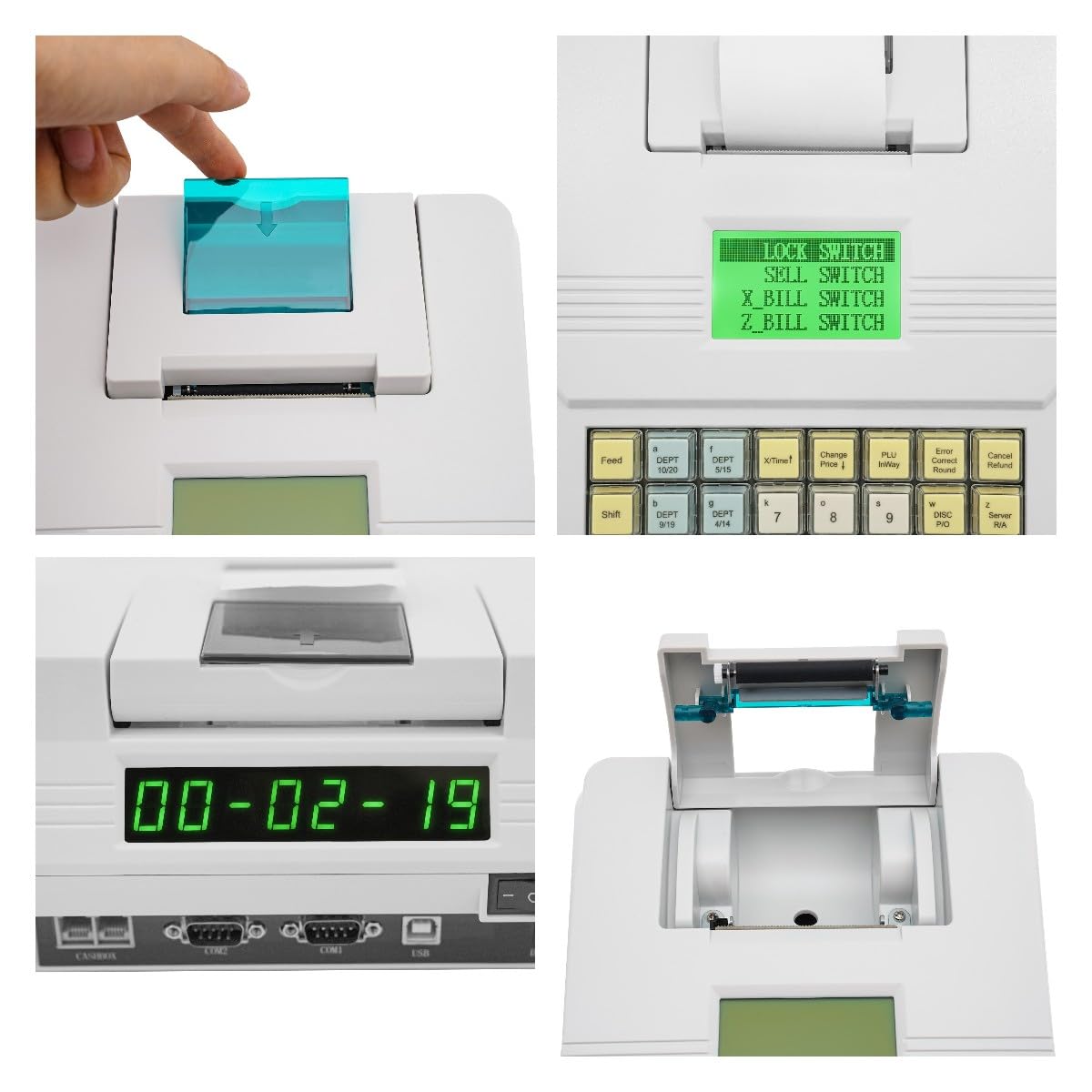 8-Digital LED Display Thermal Cash Register B88645