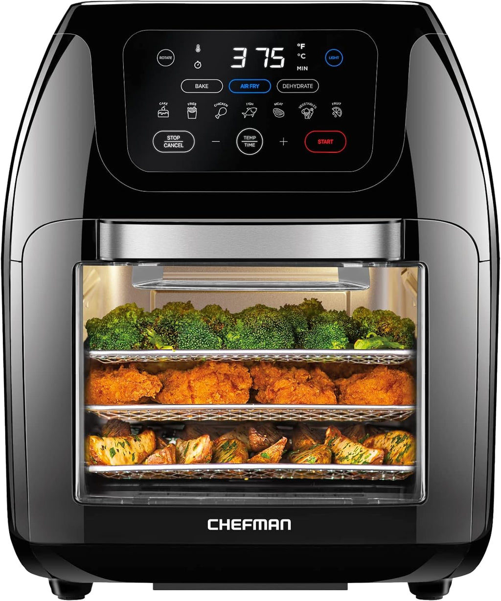 10L 3.6Qt Air Fryer with Rotisserie Dehydrator V637