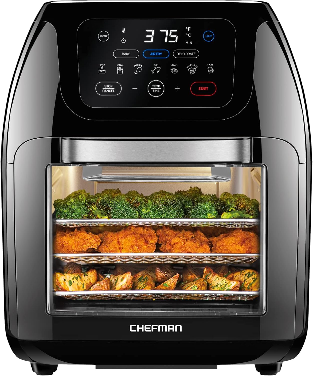10L 3.6Qt Air Fryer with Rotisserie Dehydrator V637