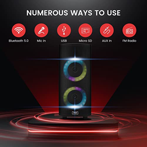 700W Dual 8” Rechargeable Bluetooth PA Speaker System A73977