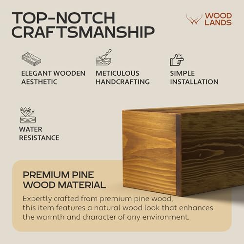 72 Inch Rustic Charcoal Gray Floating Fireplace Mantel Wood Shelf Y69968