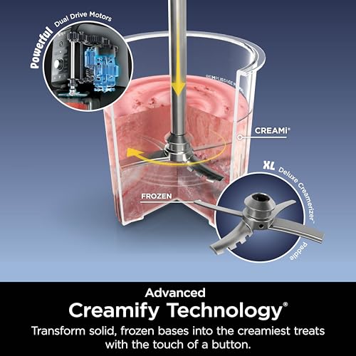 11-in-1 Ice Cream & Frozen Treat Maker with 2 XL Family Size Pint Containers, Silver L79840