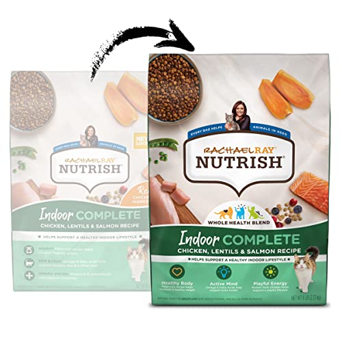 14 Pounds Dry Cat Food with Chicken, Lentils & Salmon G87544