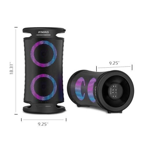 Large Bluetooth Speaker, 260W Peak, Portable, 15Hr Playtime A705281