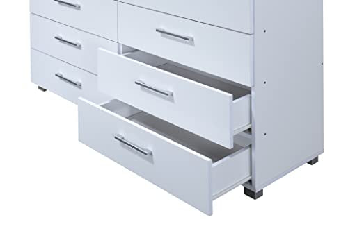8 Drawer White Dresser I9382
