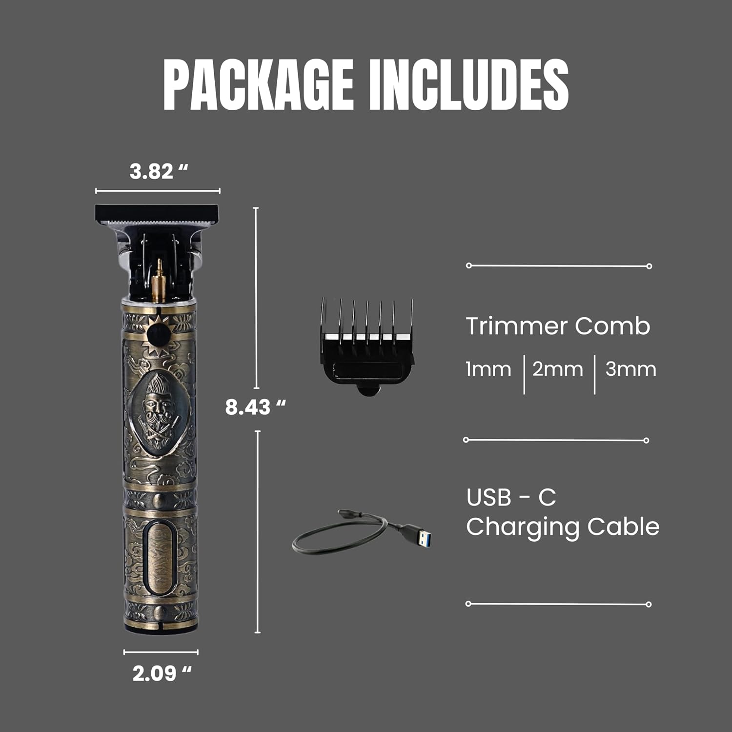 Cordless Hair Clippers Kit with 7hrs Run Time G7790