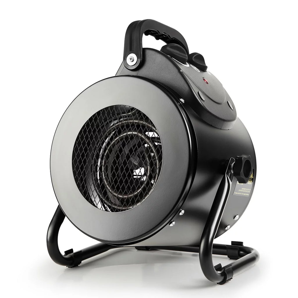 Black Electric Heater Fan with Overheat Protection C7877