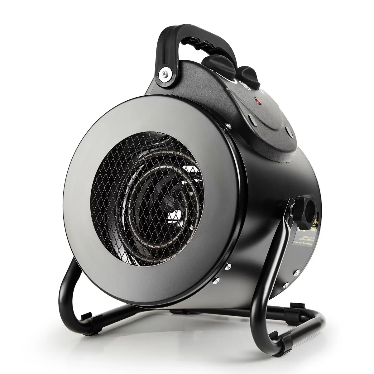 Black Electric Heater Fan with Overheat Protection C7877