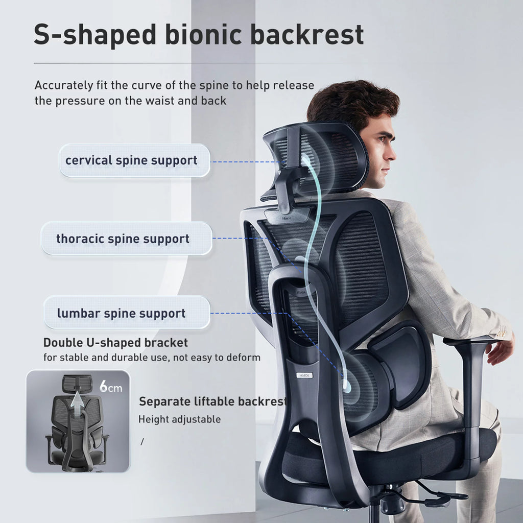 Black Ergonomic Mesh Office Chair Z877307