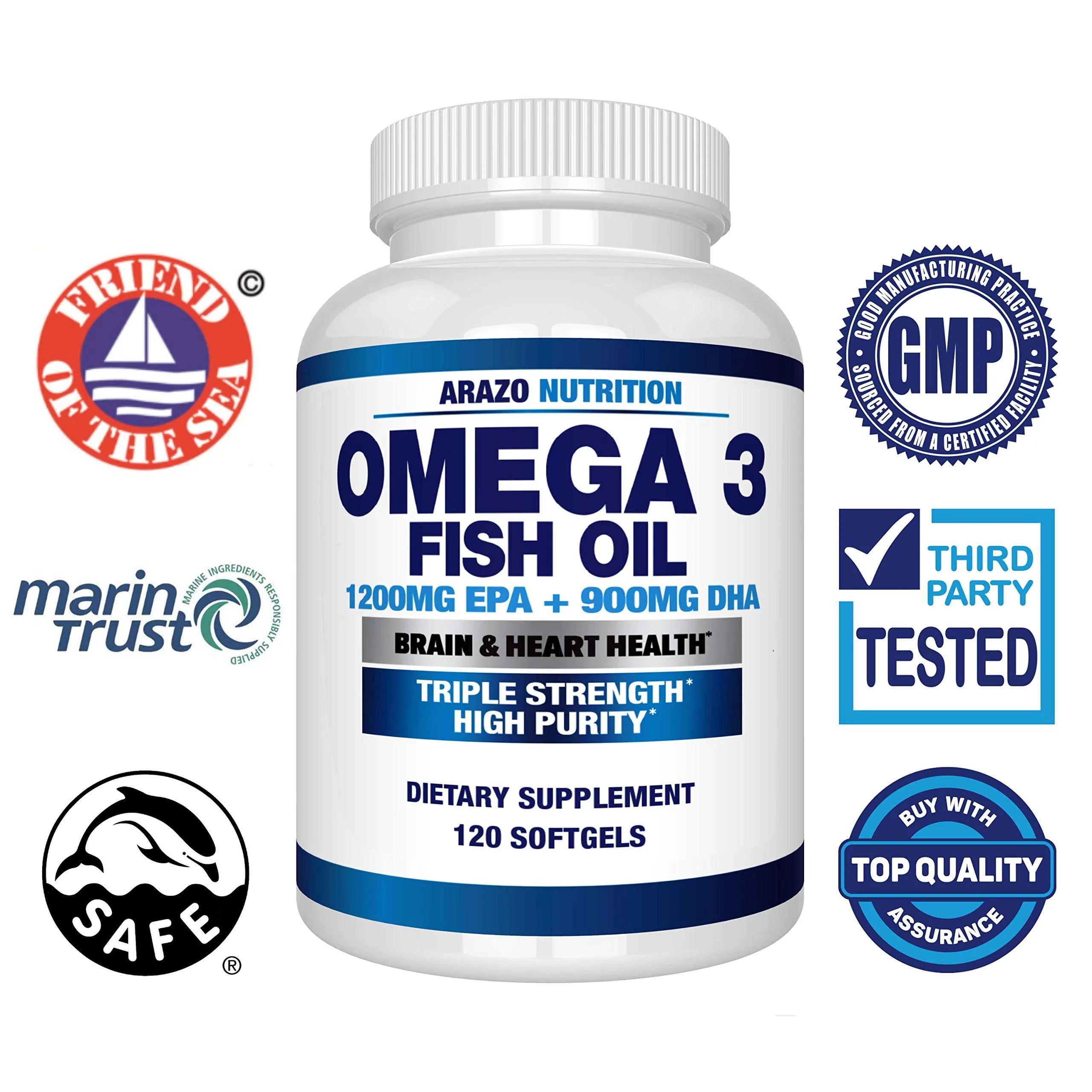 2250mg Omega 3 Fish Oil W54670