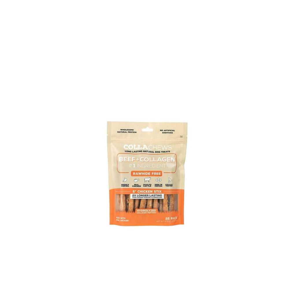 Beef Collagen Rawhide Free 5 Stix Dog Treat Q50283
