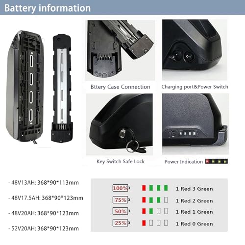 48V 500W 1000W Mid Drive Kit with LCD Display & Chainring Mountain Bike L835297