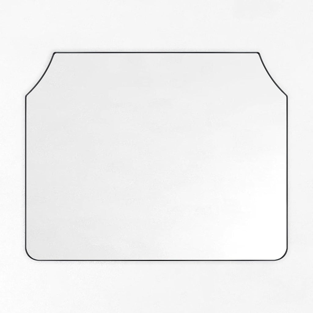 Large Black Arched Mantel Mirror 32x40'' Y304086